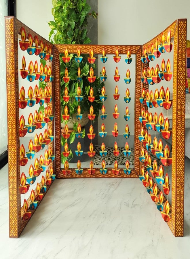 Shree Space 3F Ganpati MAKHAR Decoration | Ganesh Jayanti | Ganesh Puja | Maghi Ganeshotsav | DIY Paper 3D Decorations | for All Festivals, Ganesha Decoration | eco-Friendly | - Image 1